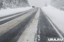 Трасса в Пермском крае встала в пробку из-за массового ДТП. Скрин