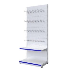 Что такое перфорированные торговые стеллажи?